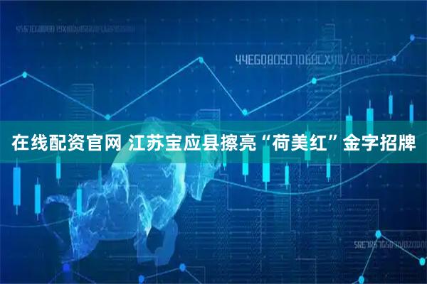 在线配资官网 江苏宝应县擦亮“荷美红”金字招牌