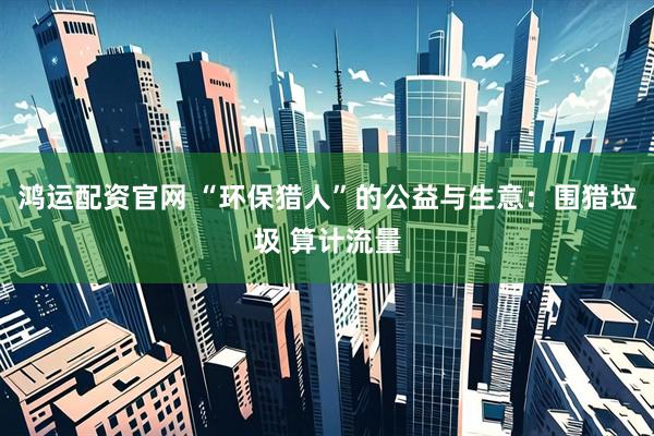 鸿运配资官网 “环保猎人”的公益与生意：围猎垃圾 算计流量